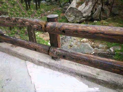 钢背木护栏